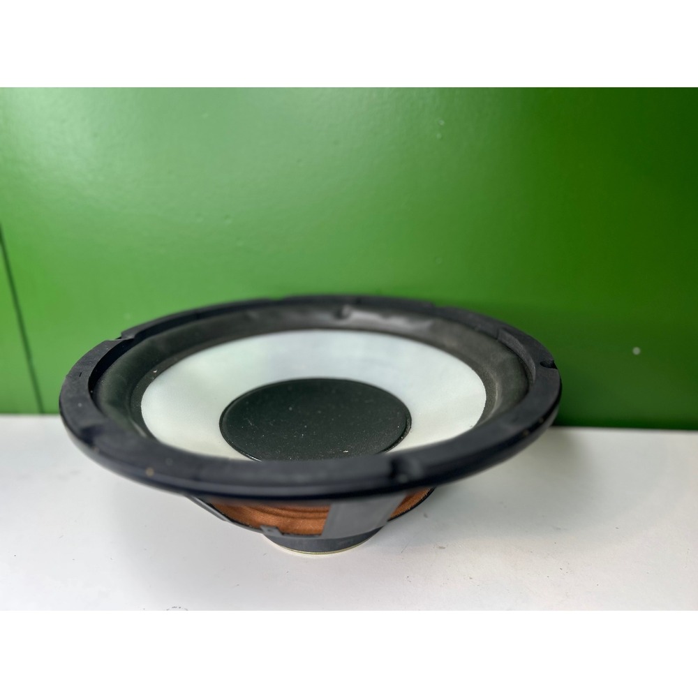 Replacement Woofer Speaker Driver White Cone Black DustCap Rubber Surround 6.5in